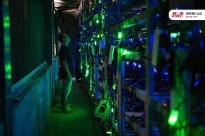 A modern mining farm powered by renewable energy sources, showcasing its commitment to sustainability