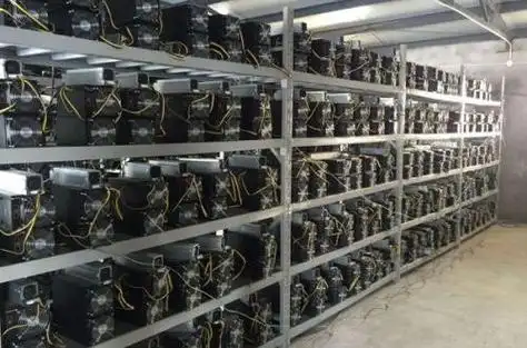 A state-of-the-art mining rig configured for optimal performance in cryptocurrency extraction, highlighting its modular and efficient design