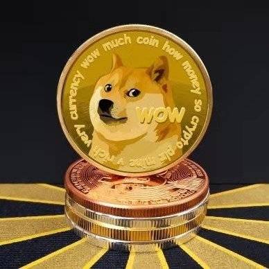 Diverse cryptocurrencies including Dogecoin